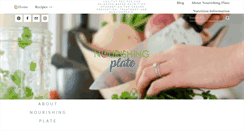 Desktop Screenshot of nourishingplate.com